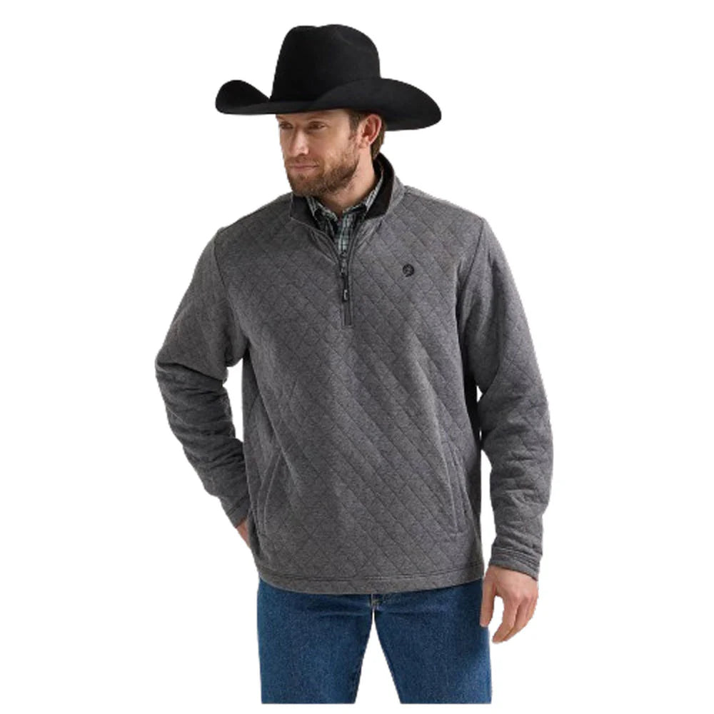 Wrangler Men's George Strait Knit 1/4 Zip Pullover - Assorted Colours