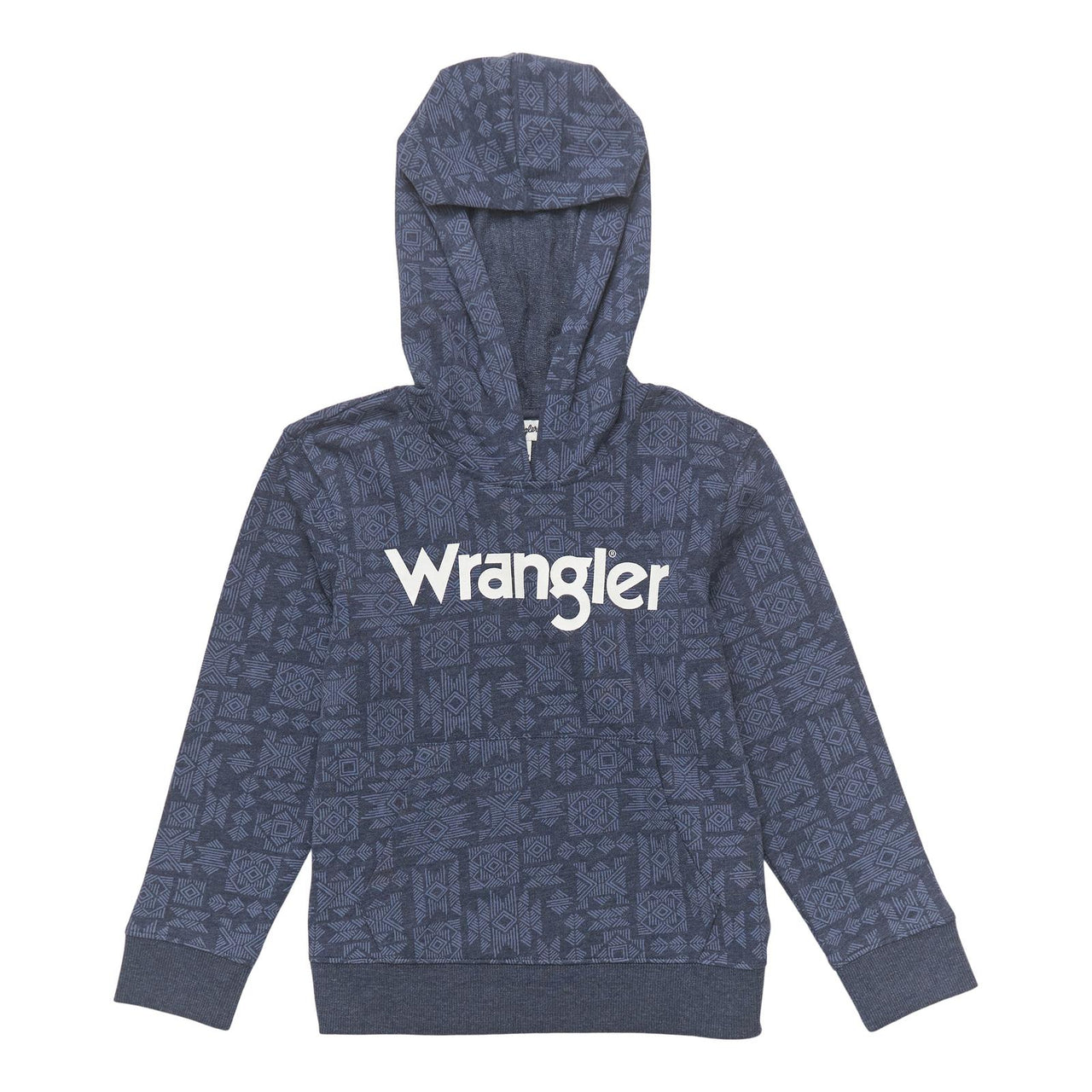 Wrangler Girls Aztec with Logo Pullover - Navy