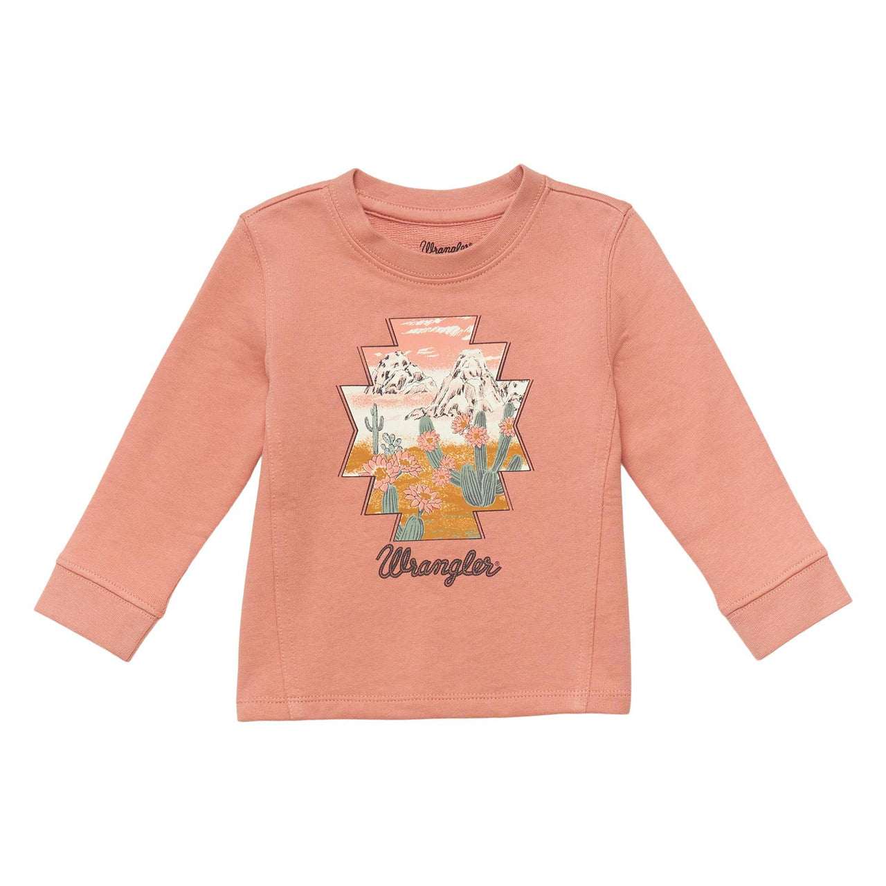 Wrangler West Baby Girl Sweatshirt - Desert Pink