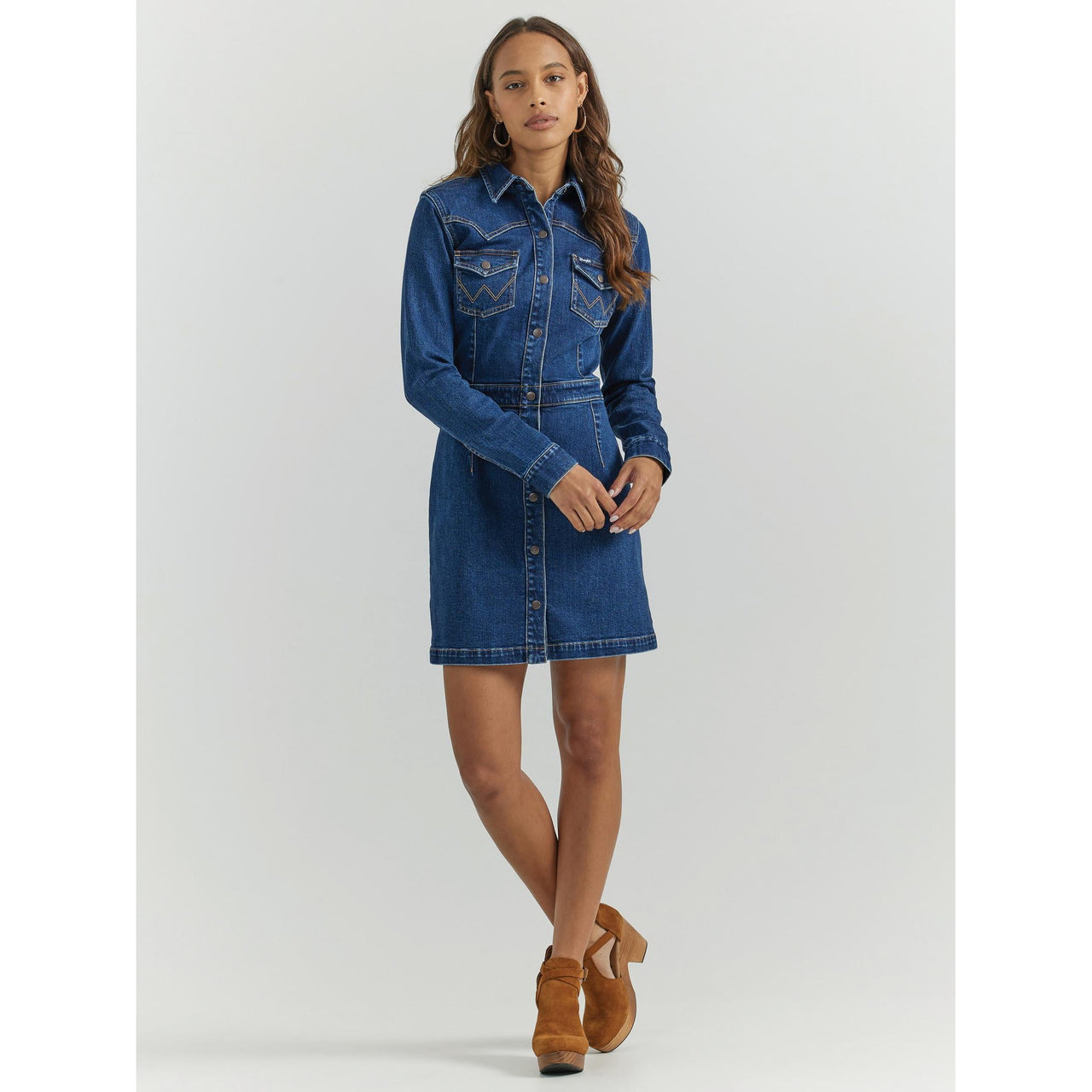 Wrangler Retro Women's Western Vintage Dress - Denim