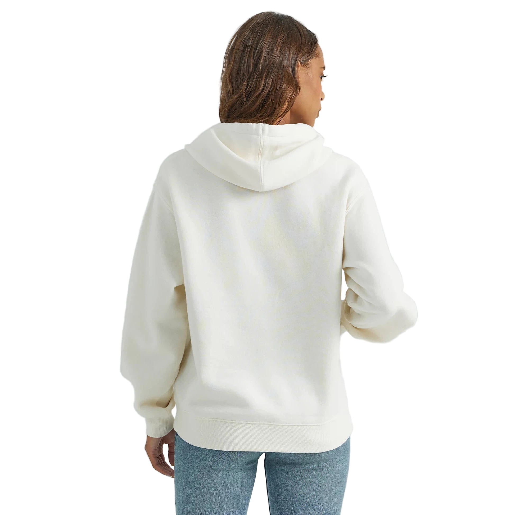 Wrangler Women's Retro Western Vintage Hoodie - White/Brown - Irvine Tack & Western Wear