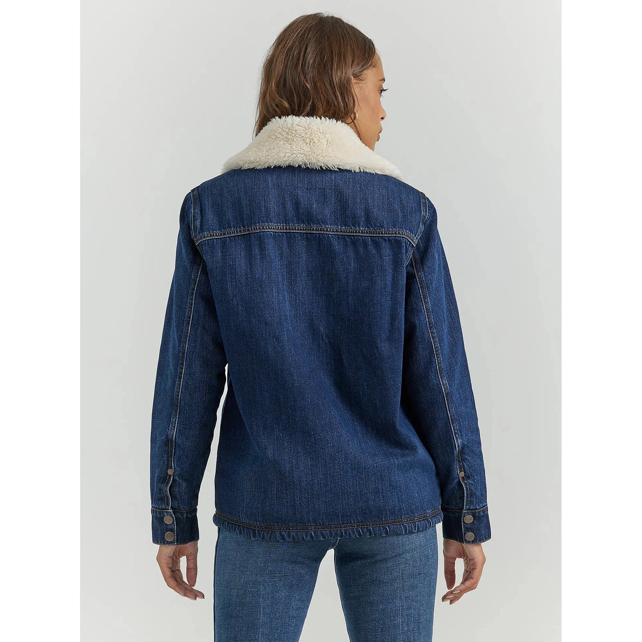 Wrangler Women's FA24 West Wrange Coat- Denim Dark