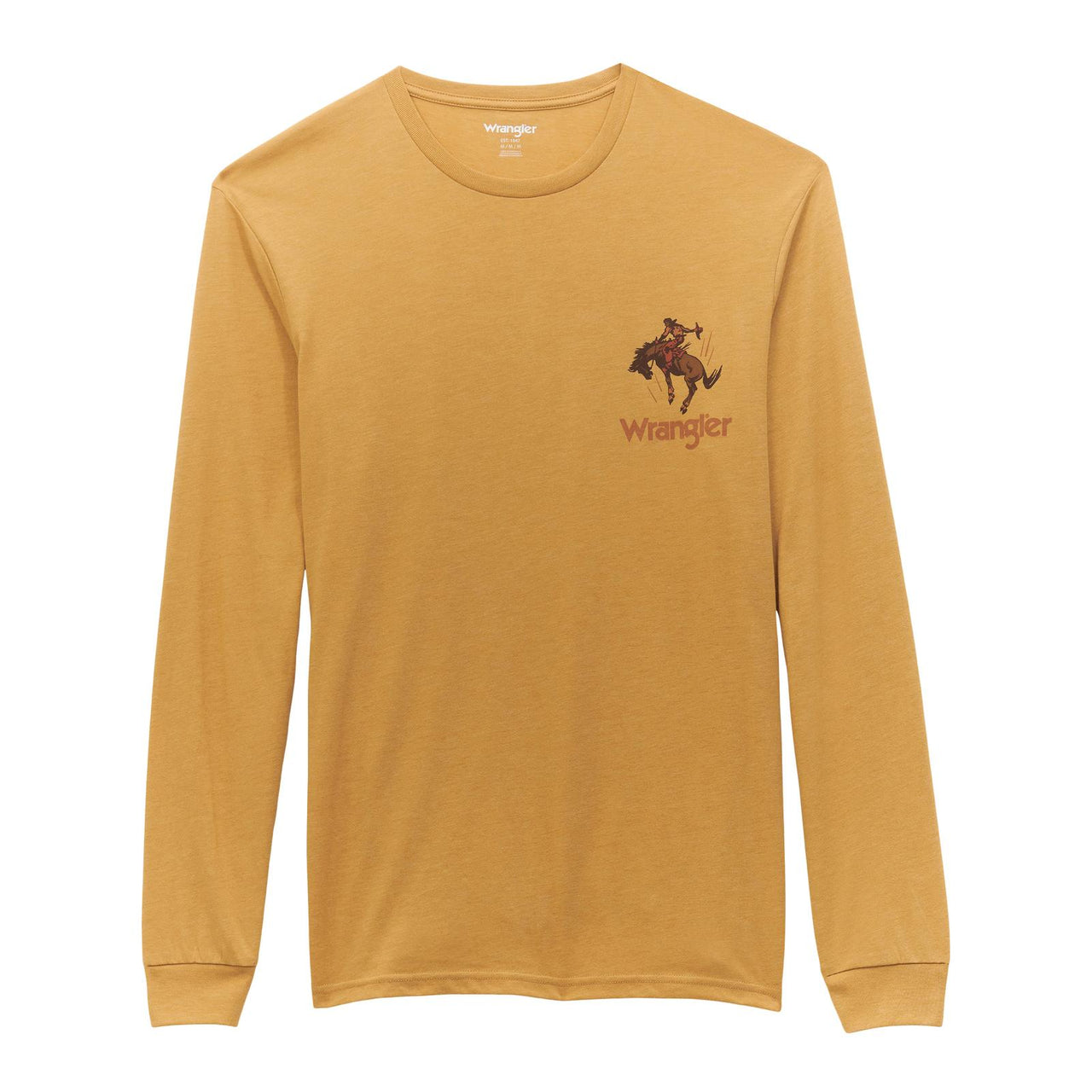 Wrangler Men's Graphic T-Shirt - Wrangler Ride - Pale Gold Heather