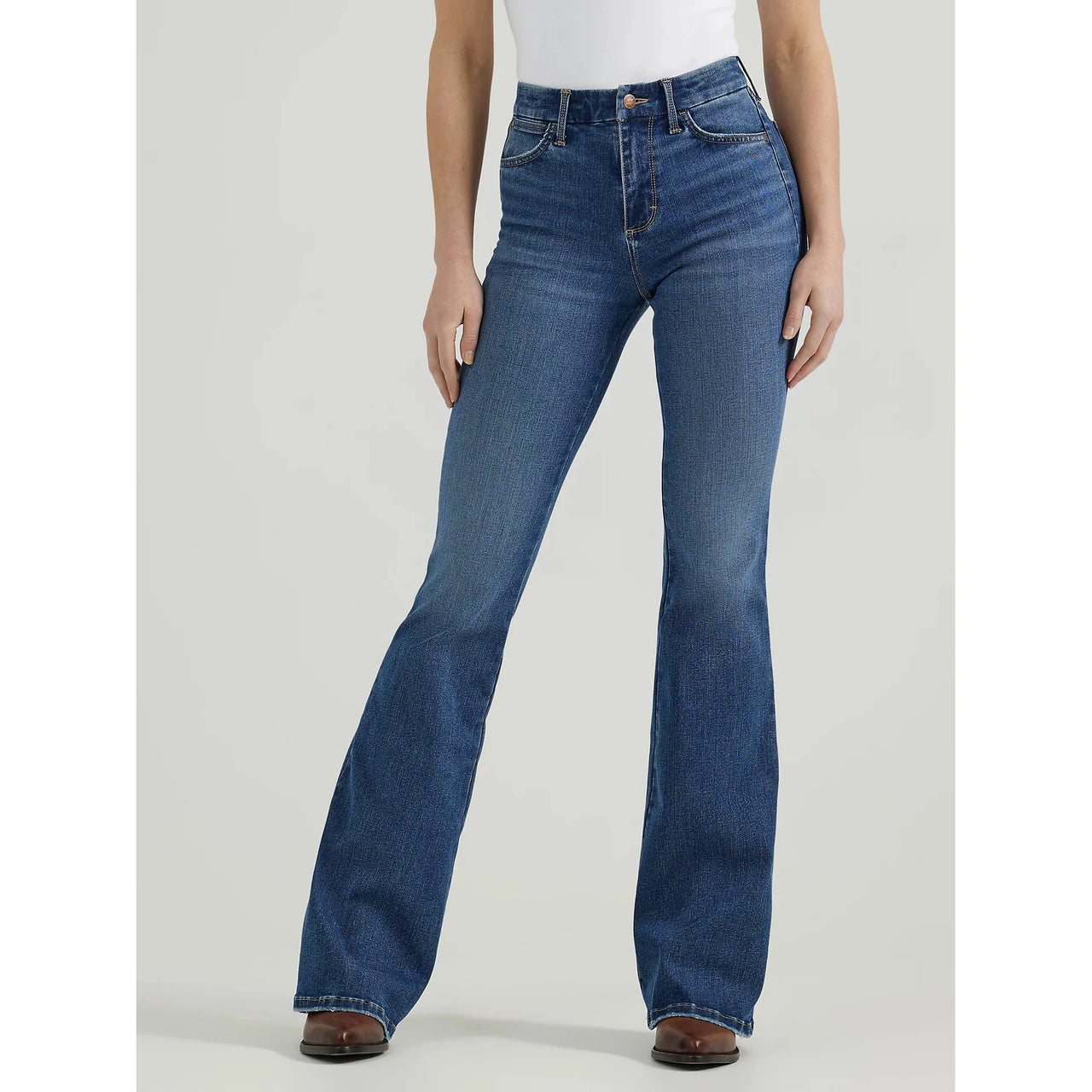 Wrangler Women's Bespoke High Rise Flare Jean- Lily