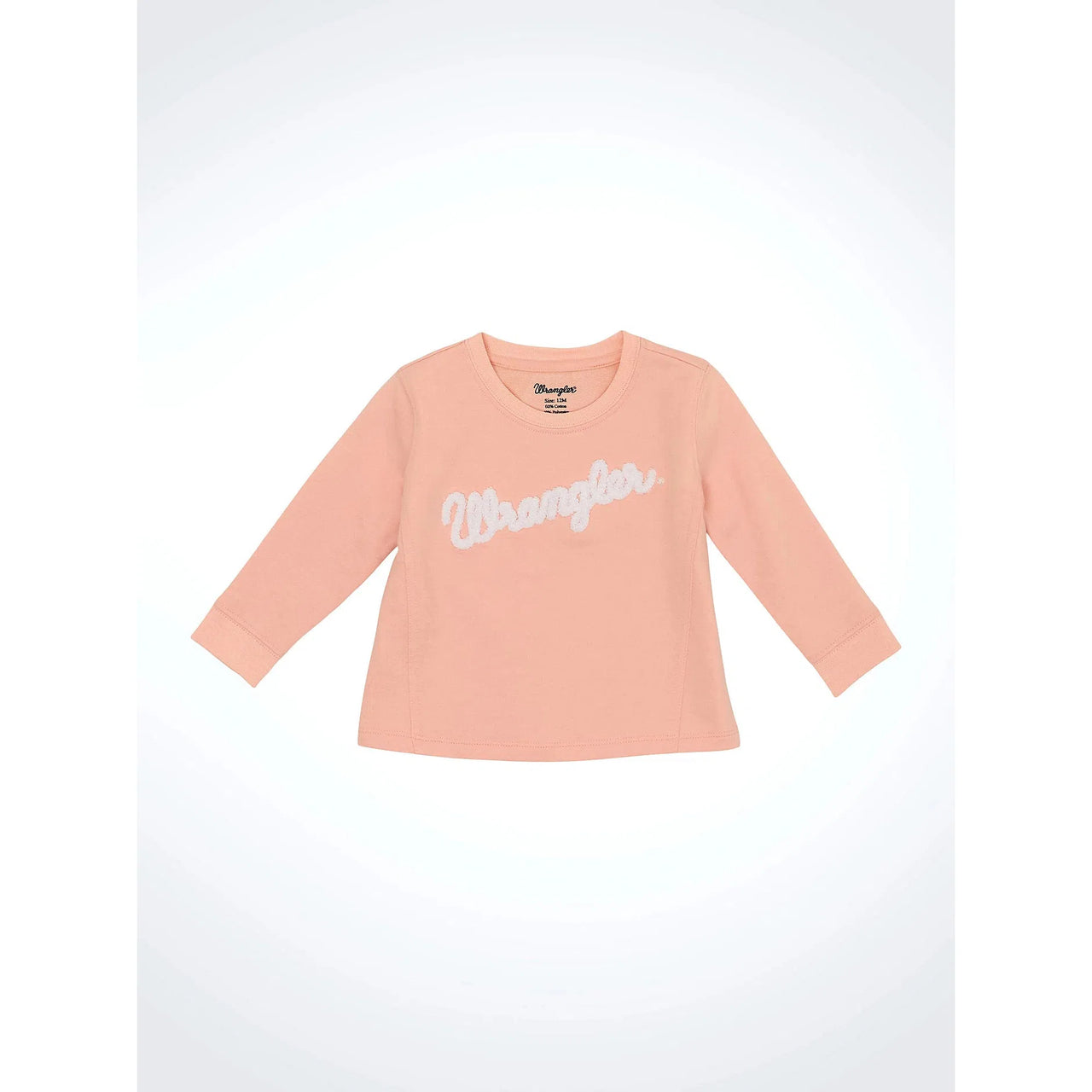 Wrangler Girl's Long Sleeve Western Sweatshirt- Pink