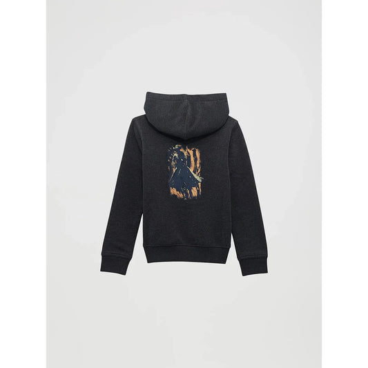 Wrangler® Boy's Western Back Graphic Pullover Hoodie - Jet Black