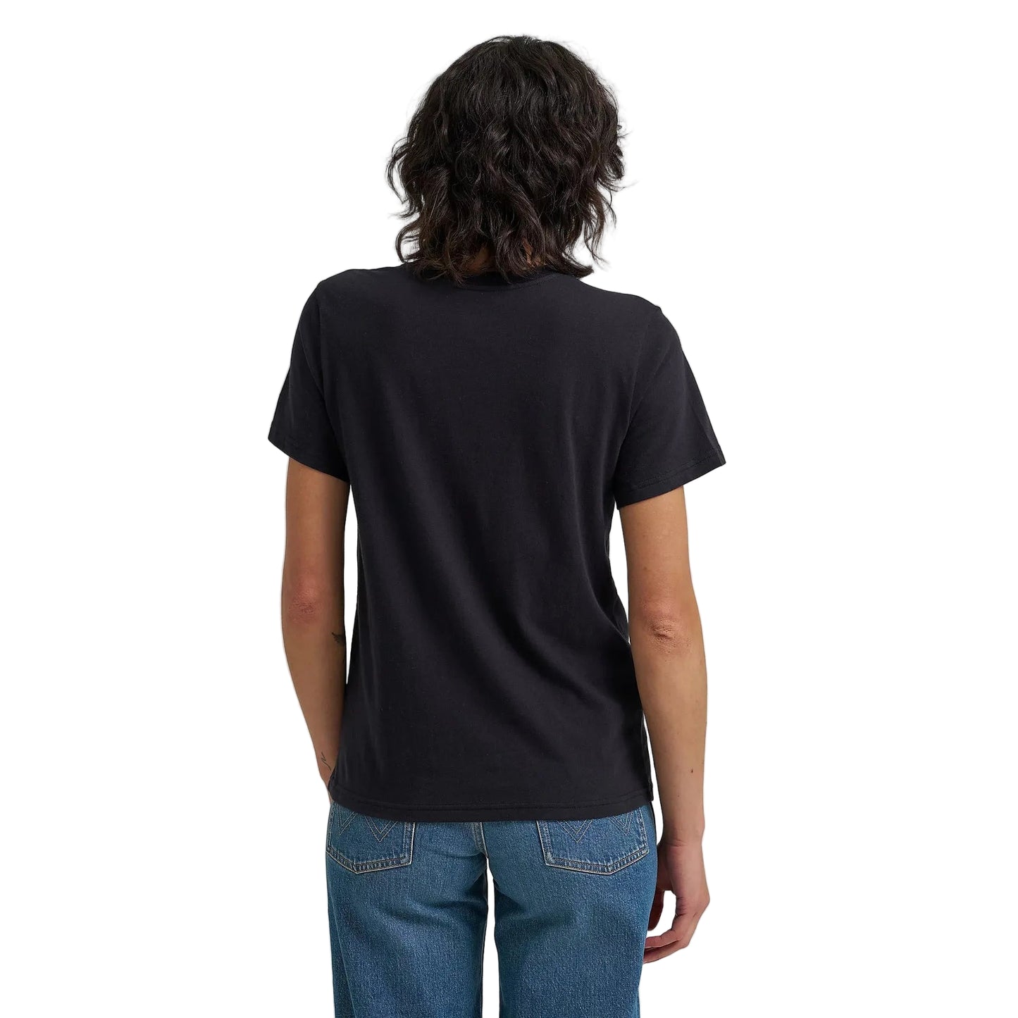 Wrangler Women's Nostalgia Logo Tee Shirt- Black Beauty