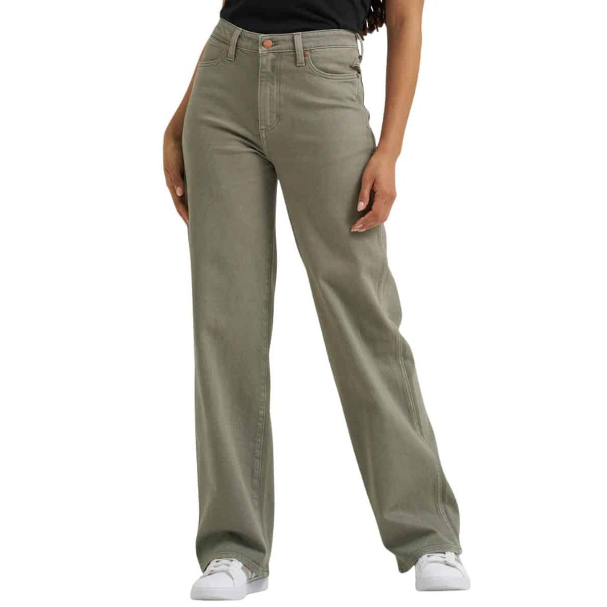 Wrangler Women's Loose Mid Rise Straight Leg Jean-