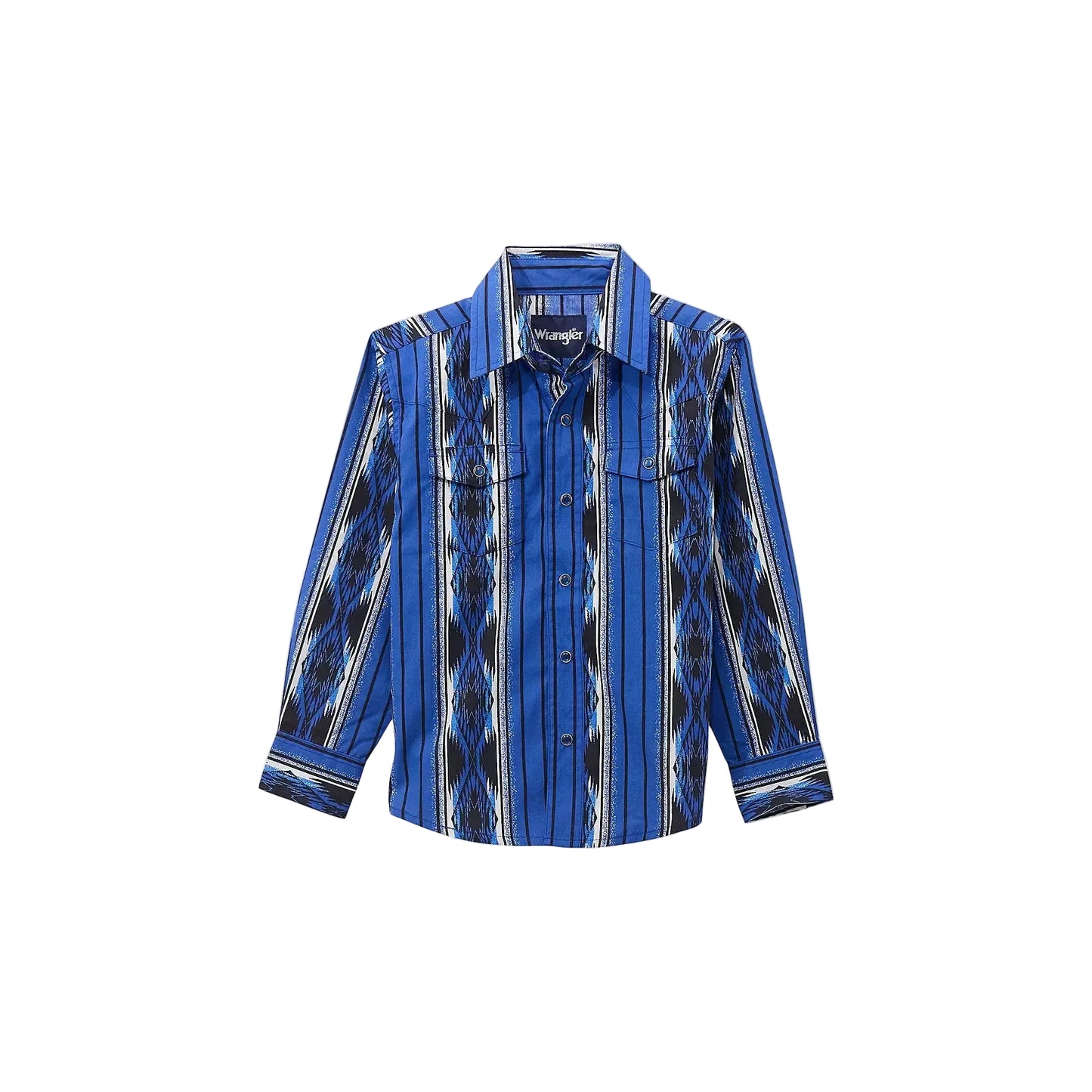 Wrangler Boy's Checotah Long Sleeve Western Snap Shirt - Multiple Colours - Irvine Tack & Western Wear