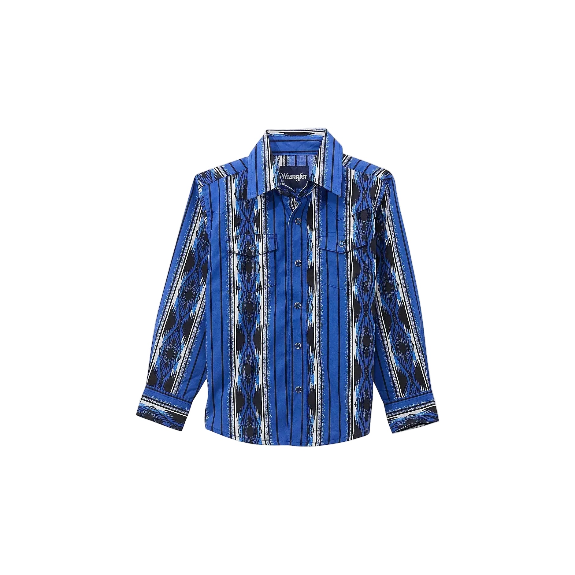 Wrangler Boy's Checotah Long Sleeve Western Snap Shirt - Multiple Colours - Irvine Tack & Western Wear