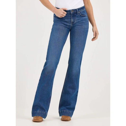 Wrangler Women's Retro Mae Wide Leg Trouser Jean - Adelaide