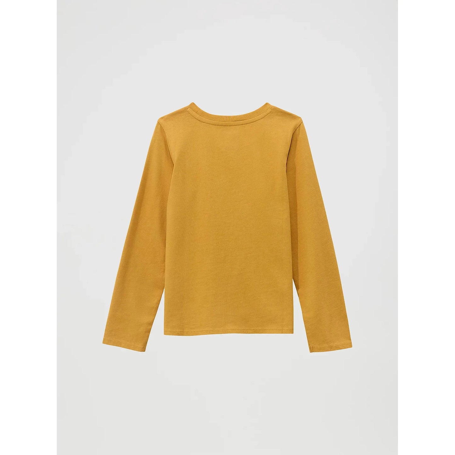 Wrangler Western Girl's Long Sleeve Western Graphic Tee- Mustard Mountains