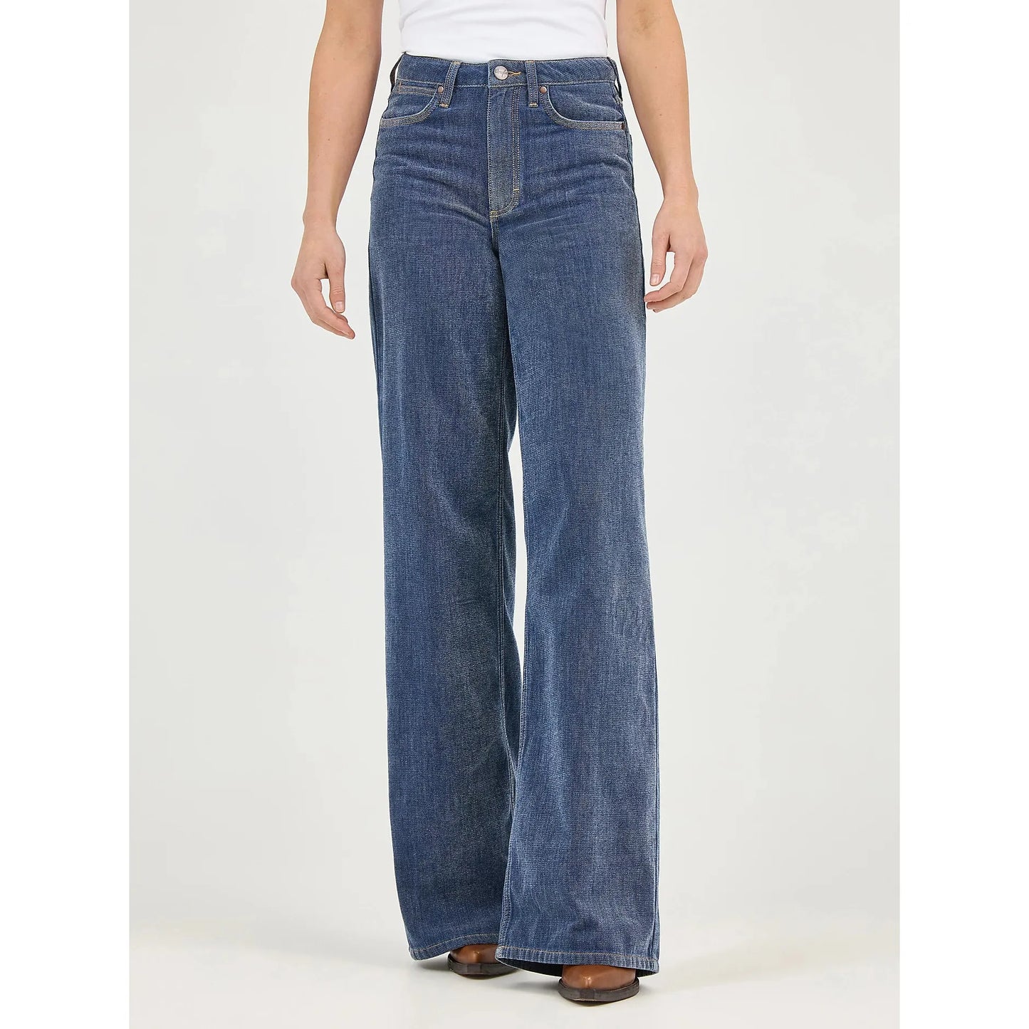Wrangler Women's Retro Bailey High Rise Airy Wide Leg Jean - Reagan