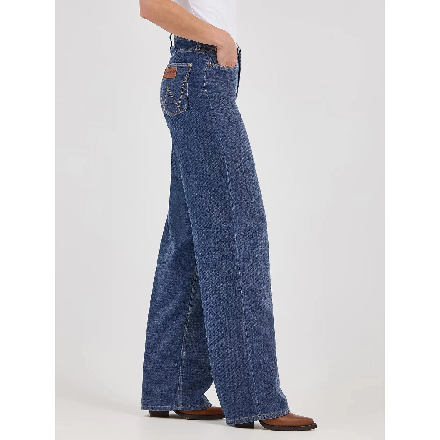 Wrangler Women's Retro Bailey High Rise Airy Wide Leg Jean - Reagan
