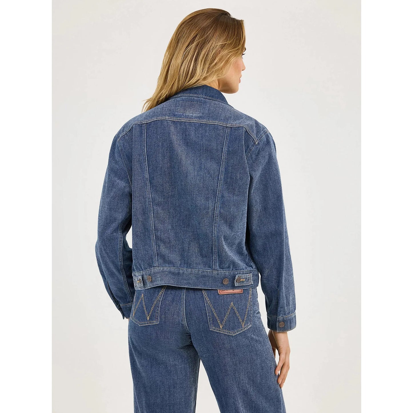 Wrangler Women's Airy Denim Jacket- Blue