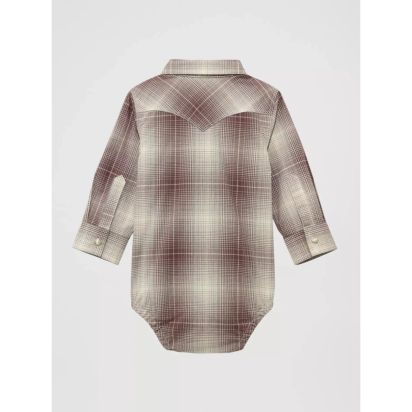 Wrangler Baby Boy Long Sleeve Western Snap Bodysuit - Multiple Colours