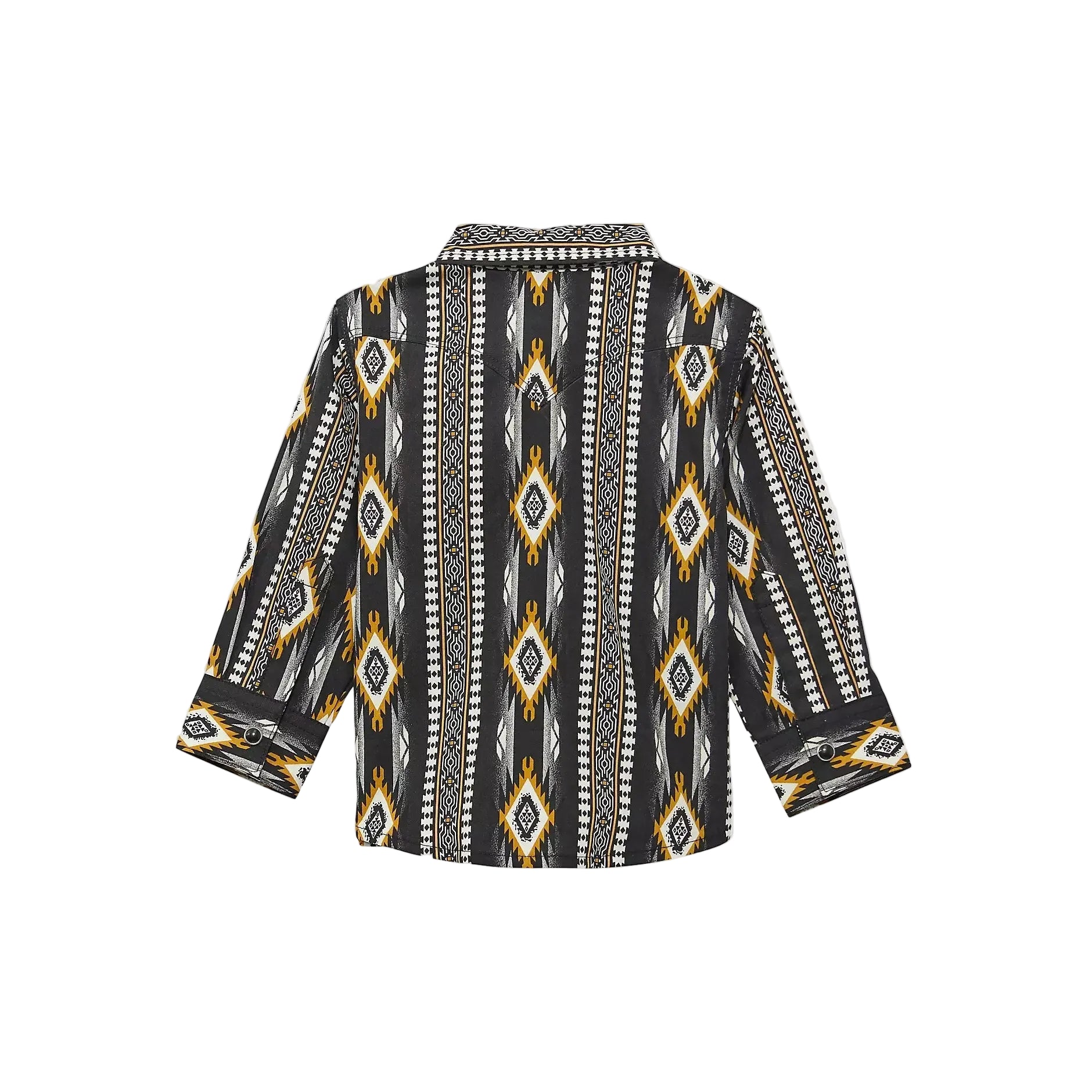Wrangler Little Boys Long Sleeve Checotah Western Snap Shirt - Multiple Colours - Irvine Tack & Western Wear