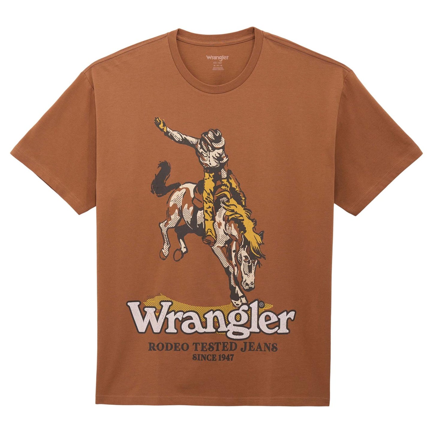 Wrangler Men's Graphic Short Sleeve Tee Shirt - Rawhide