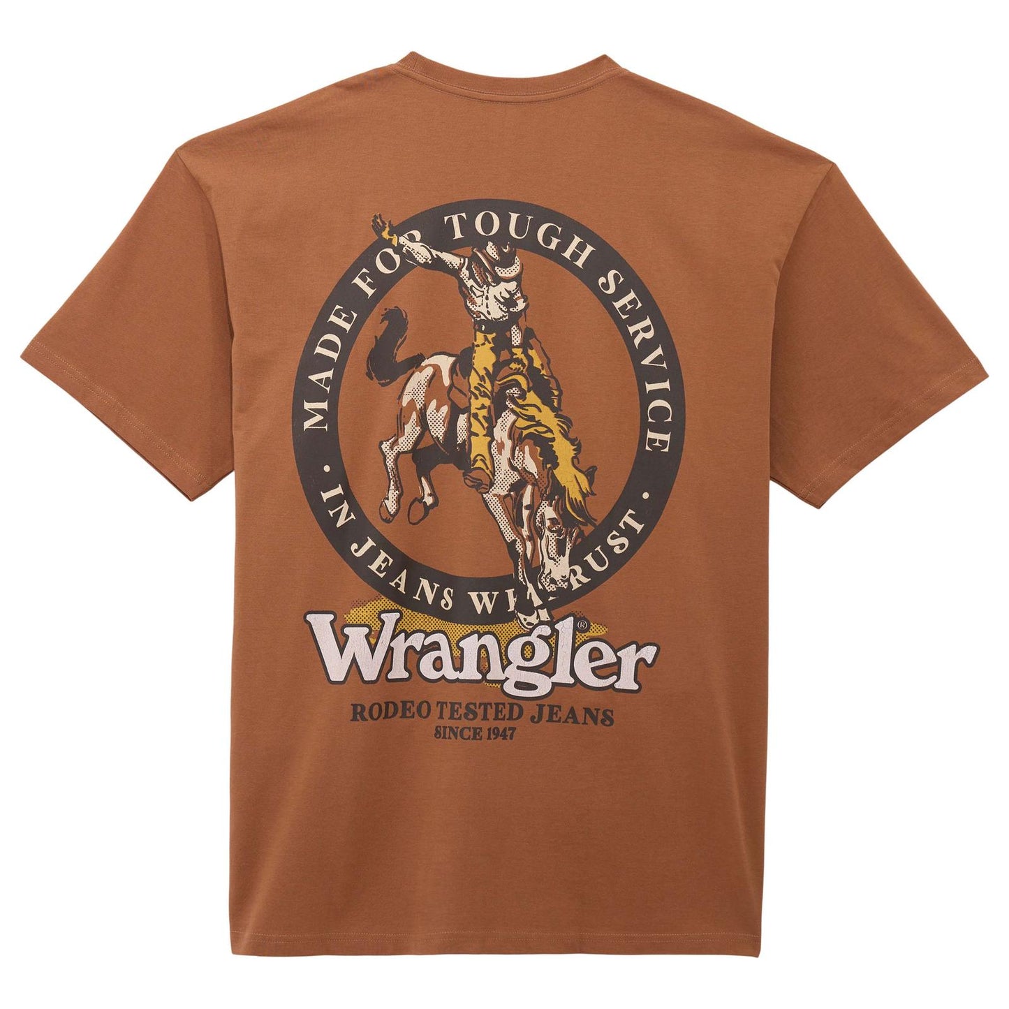 Wrangler Men's Graphic Short Sleeve Tee Shirt - Rawhide