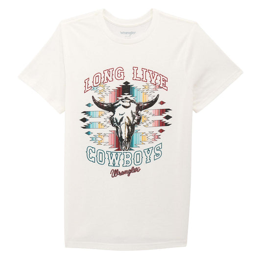 Wrangler Women's Short Sleeve Tee Shirt - Bright White Heather