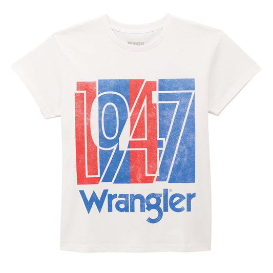 Wrangler Women's Retro Short Sleeve Tee Shirt - Bright White