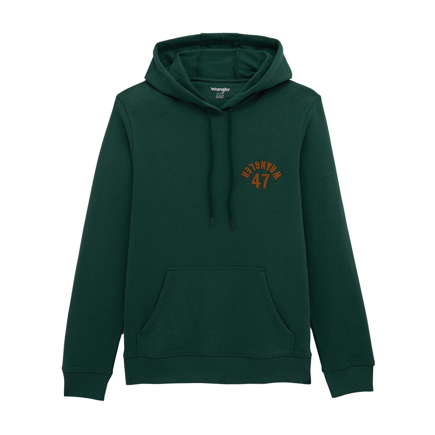 Wrangler Men's Backwards Wrangler Long Sleeve Hoodie - Hunter Green