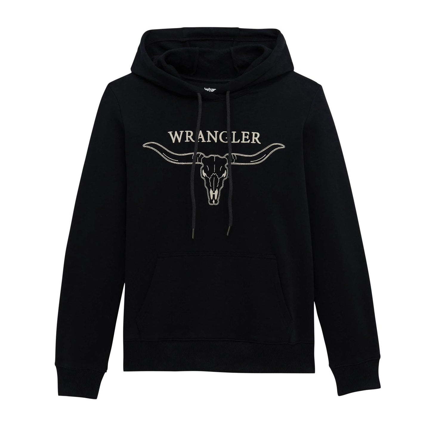 Wrangler Women's Retro® Horned Long Sleeve Hoodie - Black Beauty