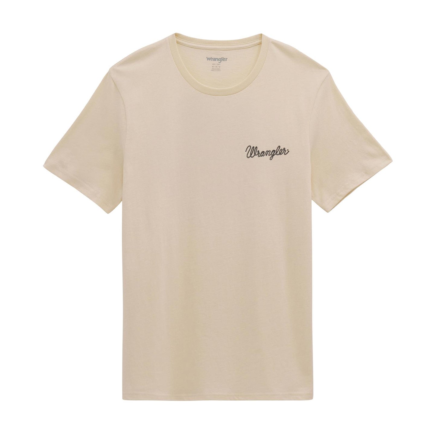 Wrangler Men's Graphic Short Sleeve Rotunda Tee Shirt - Antique White