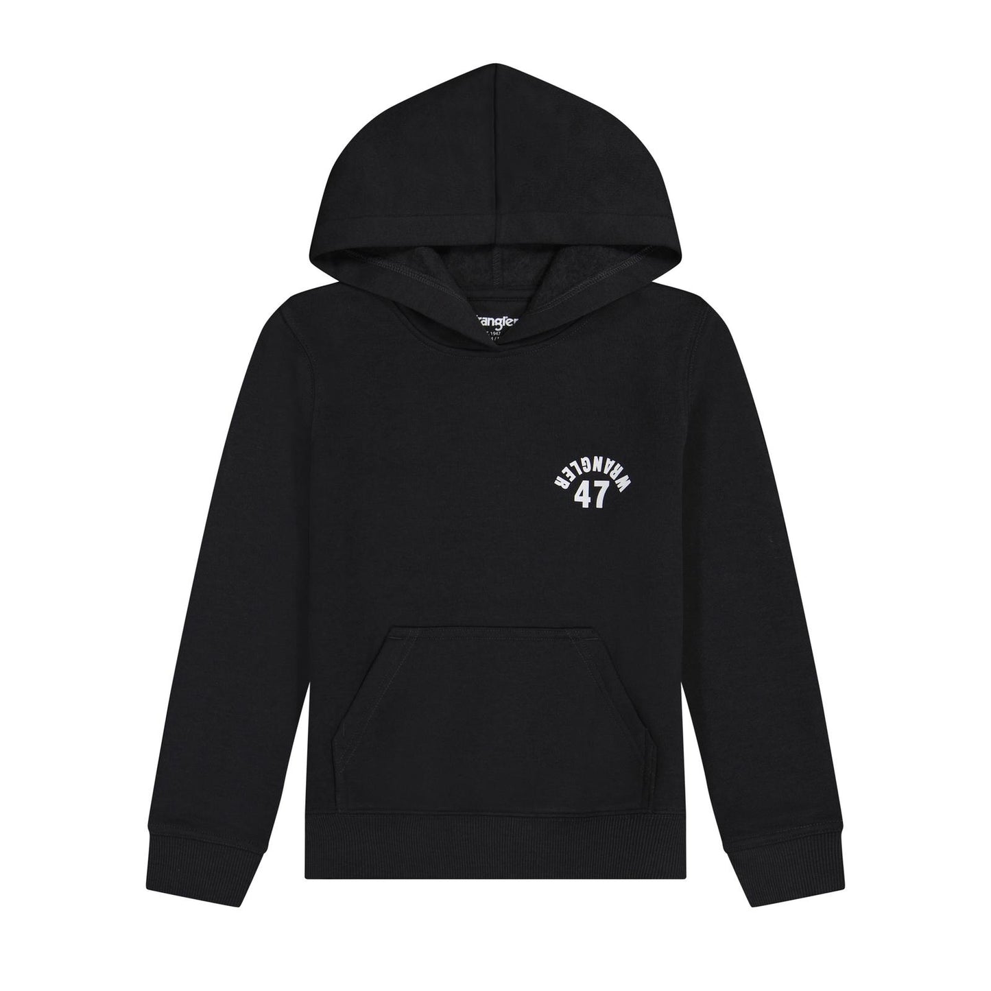 Wrangler Boy's Upside Down Wrangler Graphic Hoodie  - Phantom Heather
