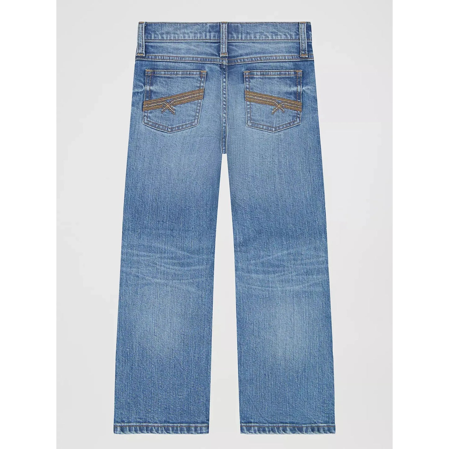 Wrangler Boys 20X Vintage Slim Boot Cut Jeans- Topsail