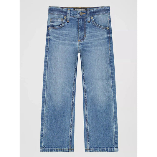 Wrangler Boys 20X Vintage Slim Boot Cut Jeans- Topsail