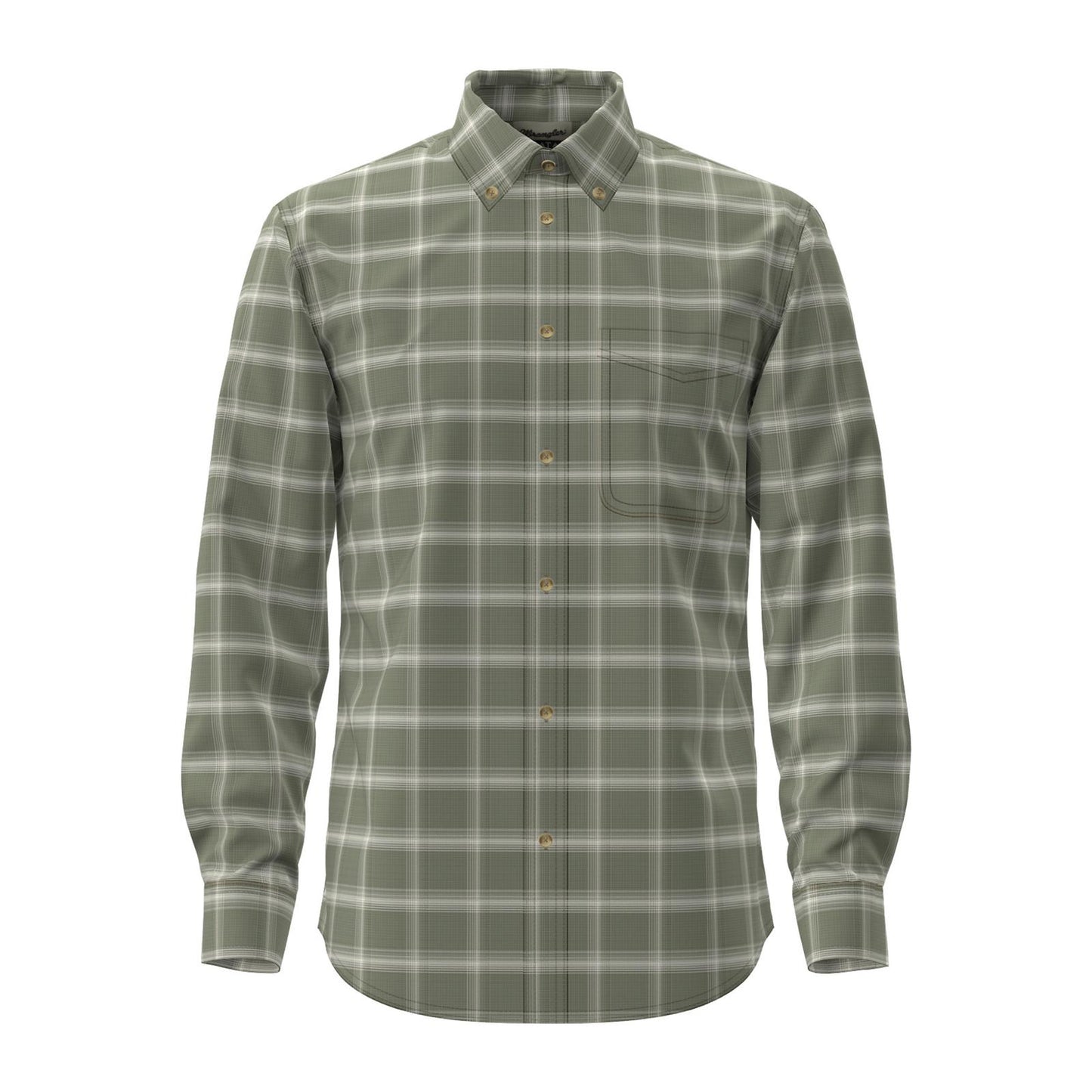 Wrangler Men's  Long Sleeve Shirt- Multi Plaid