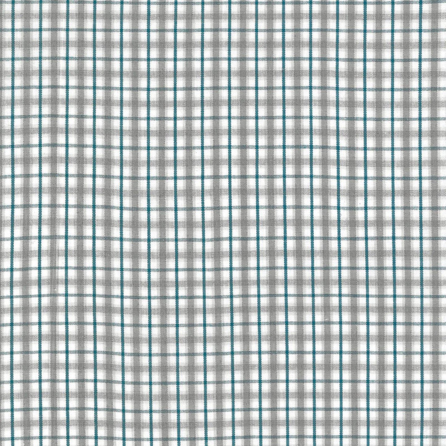 Wrangler Men's George Strait Collection One Pocket Long Sleeve Plaid Shirt - Teal/Grey
