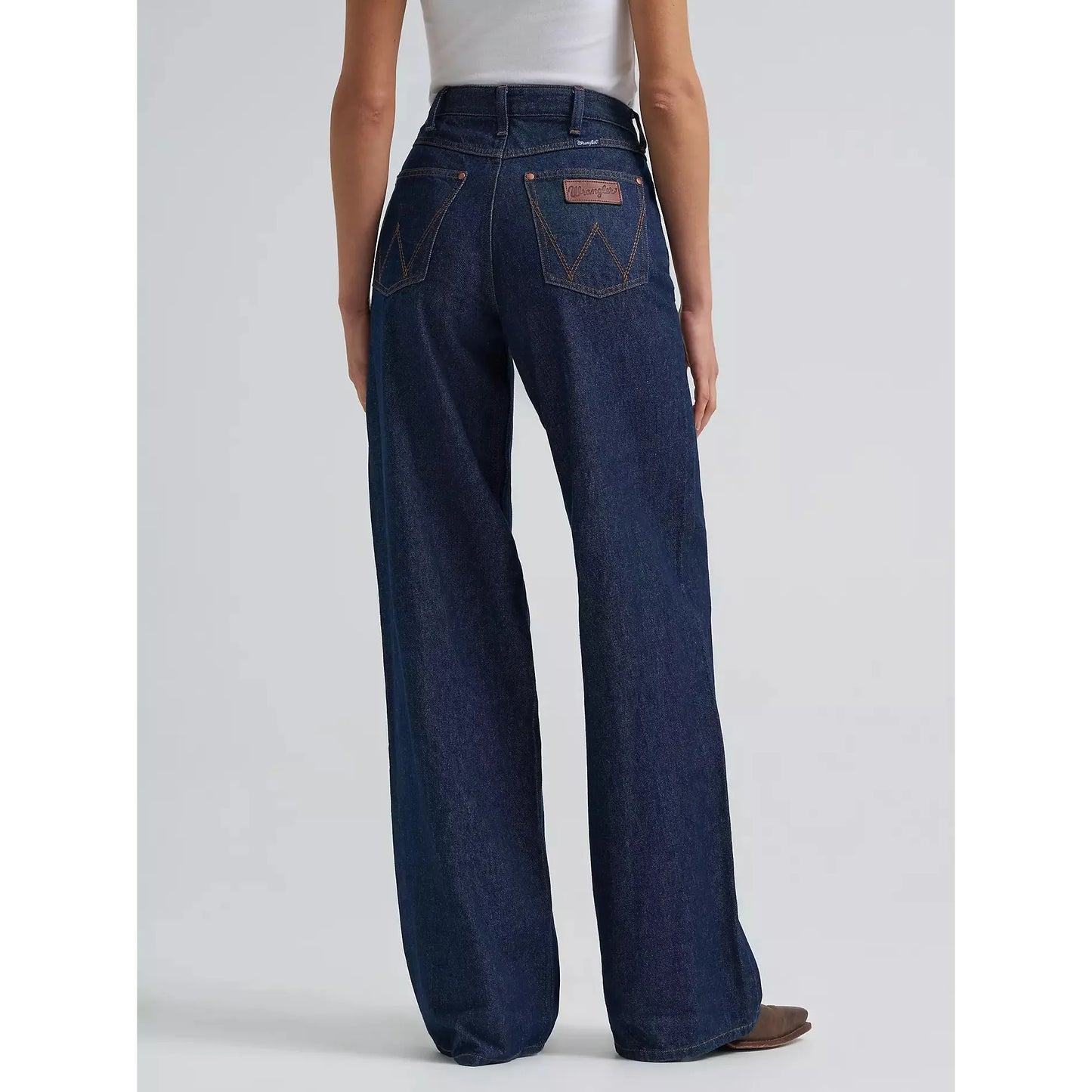 Wrangler Women's Retro Bailey Highrise Wide Jean- Remy