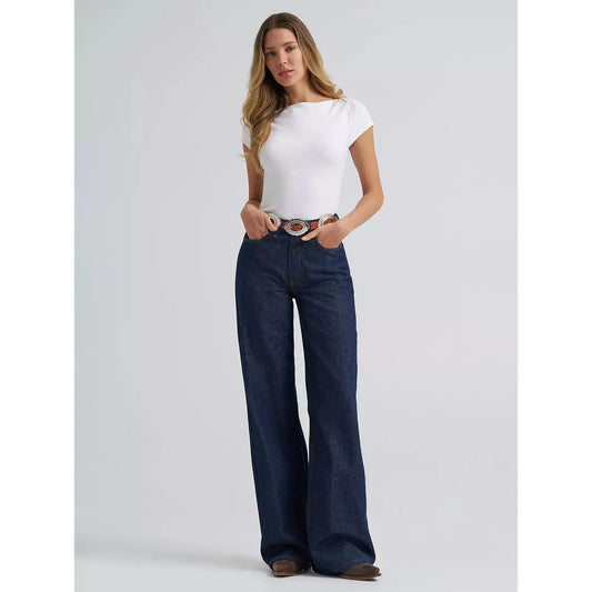 Wrangler Women's Retro Bailey Highrise Wide Jean- Remy