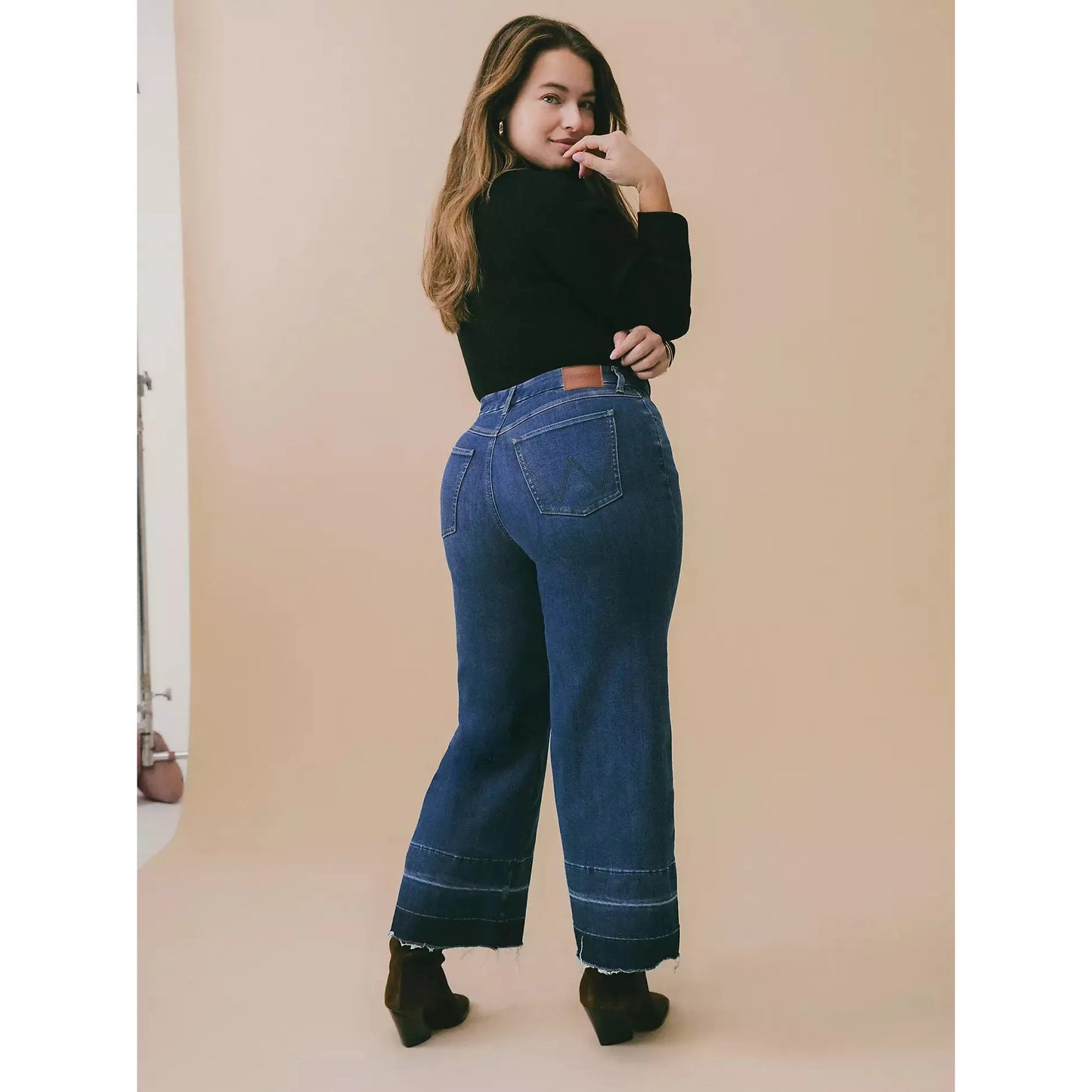 Wrangler Women's Bespoke Wide Leg Crop Jean - Leanna