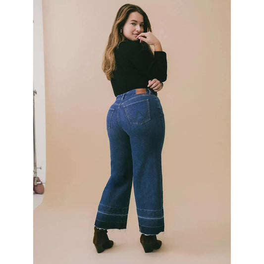 Wrangler Women's Bespoke Wide Leg Crop Jean - Leanna