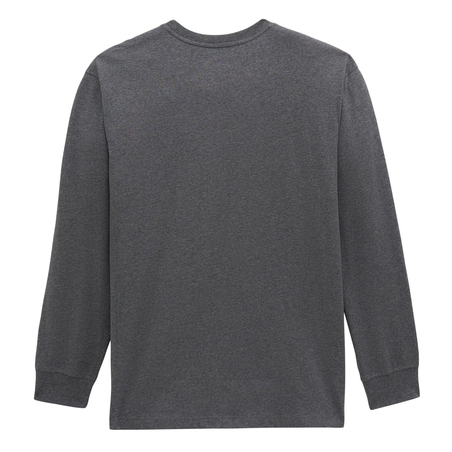 Wrangler Men's Riggs Workwear Crew Long Sleeve Tee Shirt- Charcoal Heather