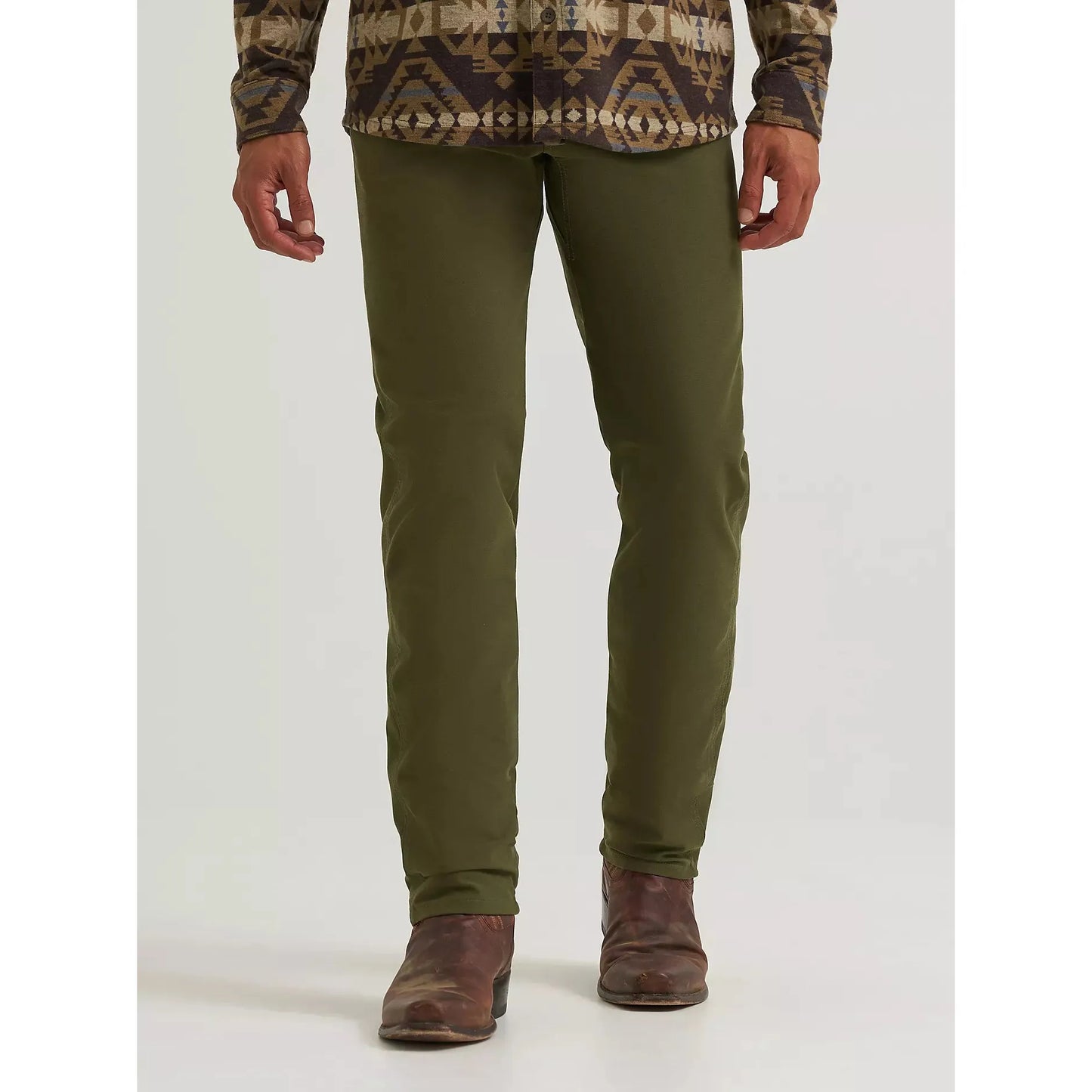 Wrangler Men's All Terrain Gear Techno Knit Pant - Olive Night