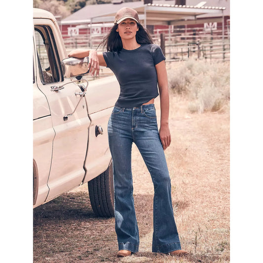 Wrangler Women's Bespoke High Rise Trouser Jean - Reina