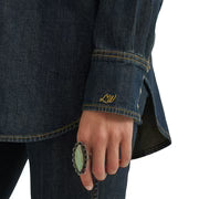 Wrangler Lainey Wilson Long Sleeve Utility Denim Shirt