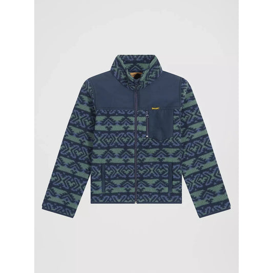 Wranger Boy's Hay Away Full Zip Sherpa Jacket - Dark Forest