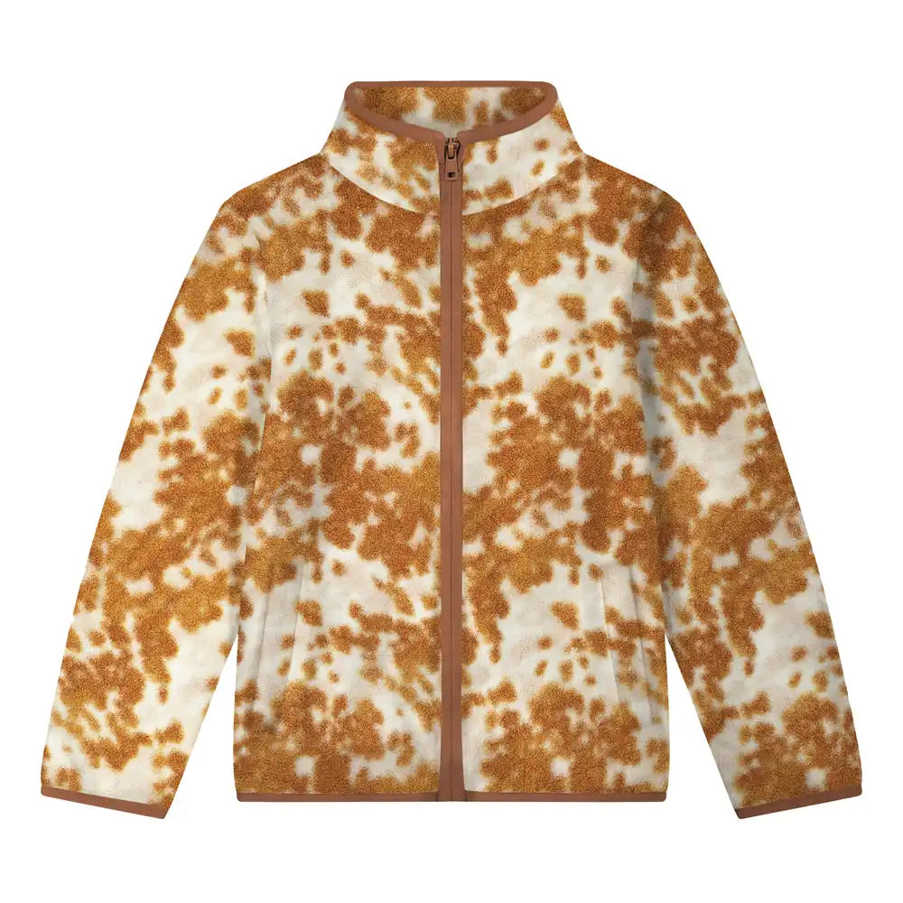 Wrangler Girl's Hay Day Cow Print Sherpa-