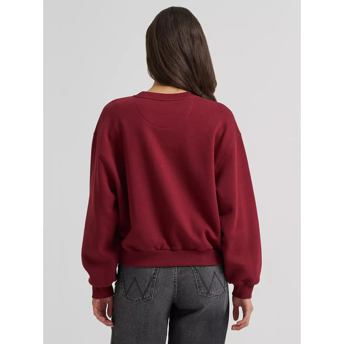 Wranger Women's Canyon Crew Logo LS Pullover - Multiple Colours