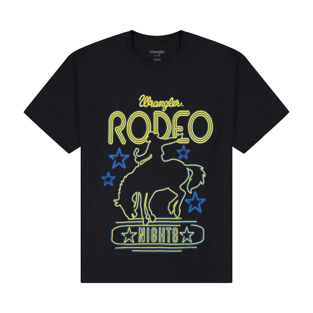 Wrangler Women's Graphic Short Sleeve Tee Shirt - Black Beauty