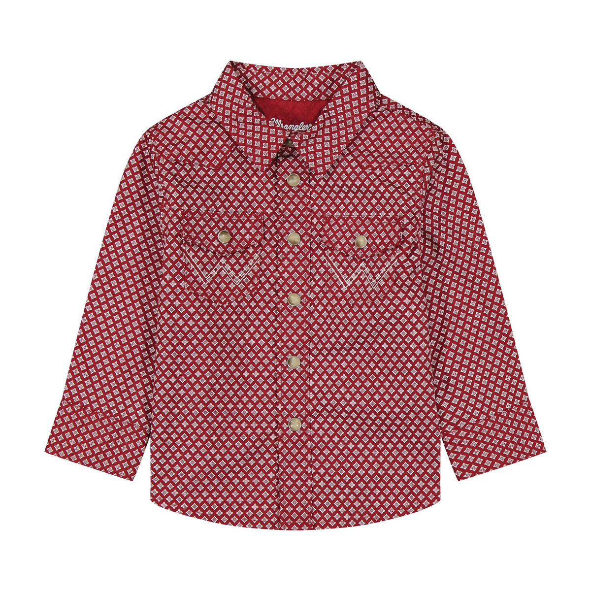 Wrangler Baby Boy Long Sleeve Shirt - Red