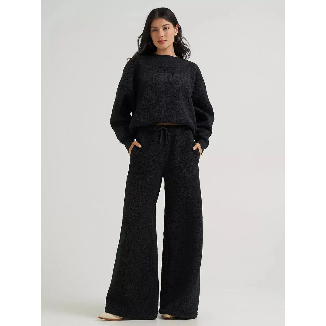 Wrangler Lainey Wilson Preshow Sherpa Sweatpant- Midnight