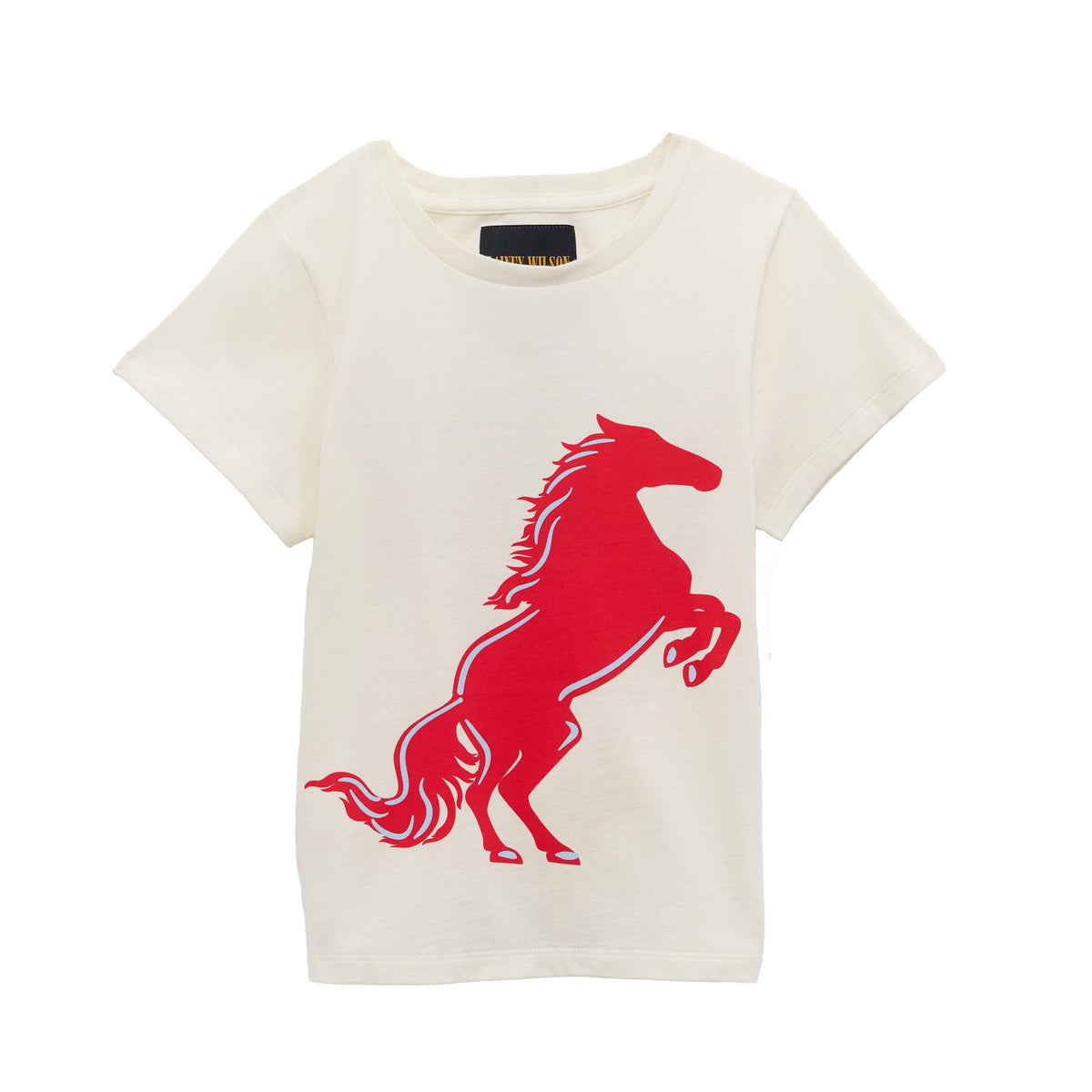 Wrangler Girl's Lainey Wilson Short Sleeve Peace Love & Cowboys Tee Shirt- White