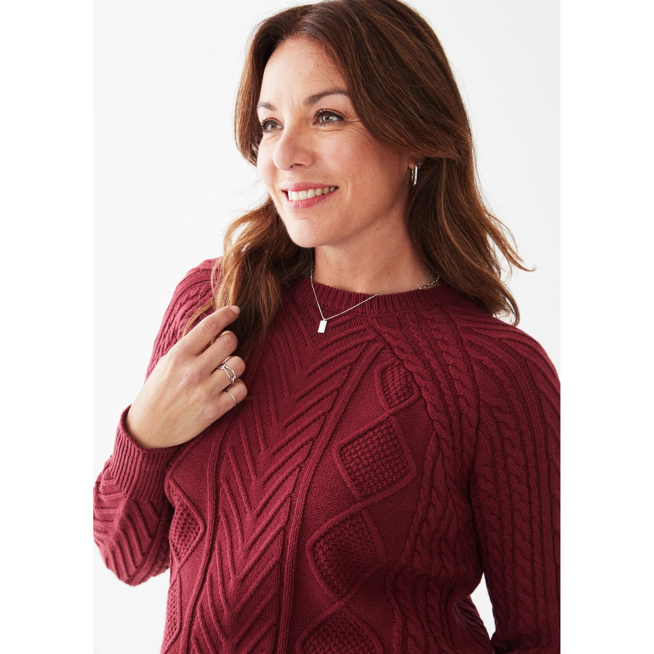 FDJ A-line Cable Raglan Sweater - Assorted Colours