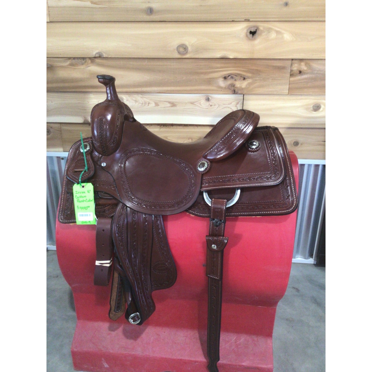 Irvine Custom 16" Ranch Cutting Saddle